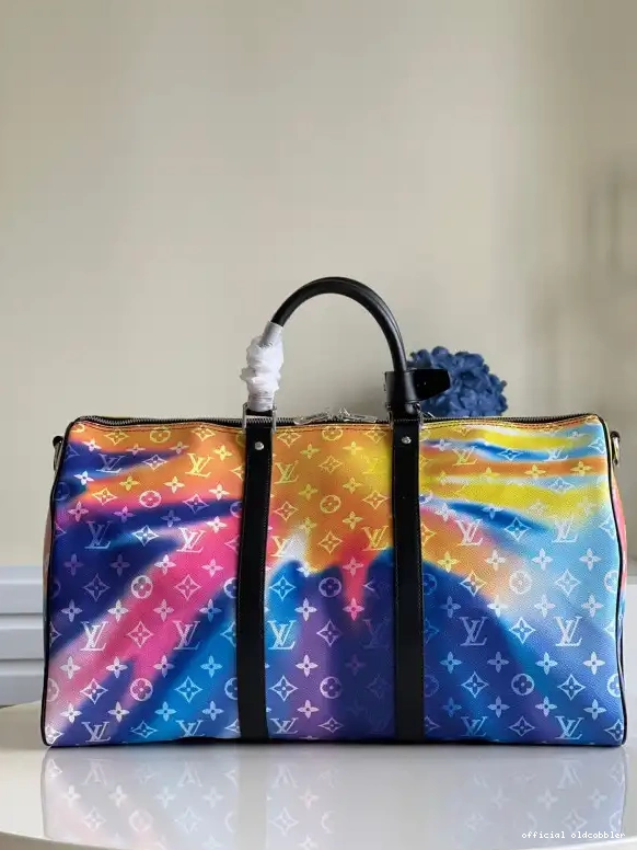 Official oldcobbler BANDOULIÈRE KEEPALL 50 VUITTON LOUIS 0617